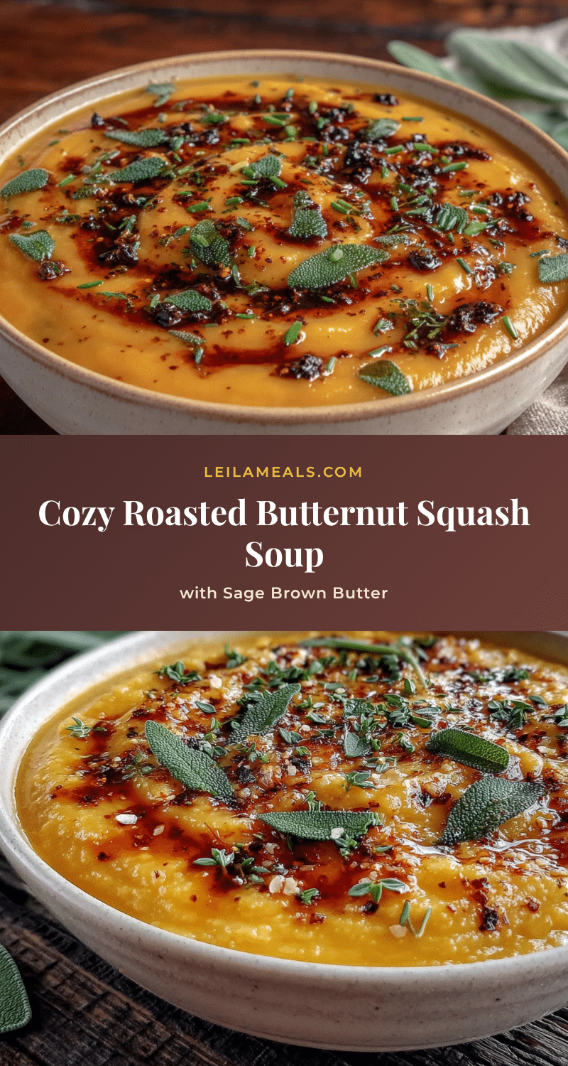 roasted butternut squash soup recipe