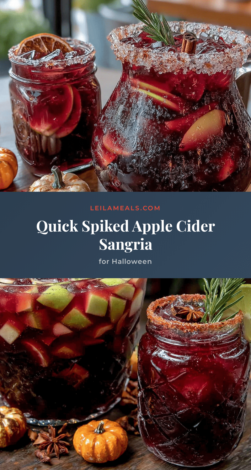spiked apple cider sangria recipe