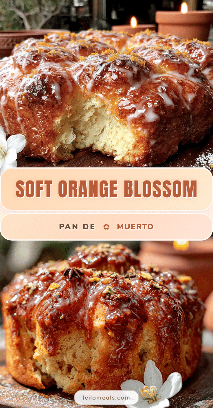 Traditional Pan de Muerto with Orange Blossom Glaze recipe
